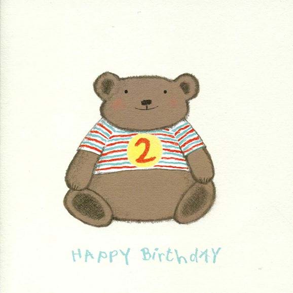 Ted 2nd Birthday Card