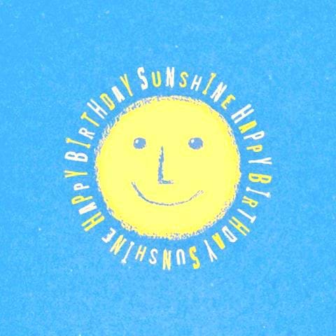 Sunshine Birthday Card
