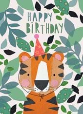 Party Tiger Birthday Card