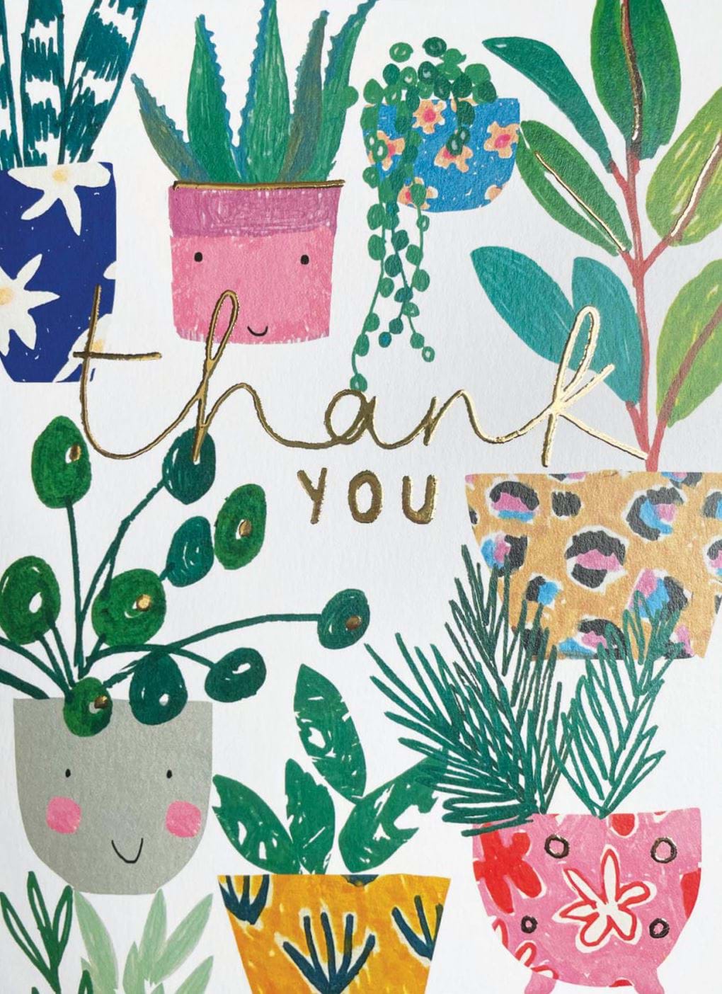 Pretty Plants Thank You Card