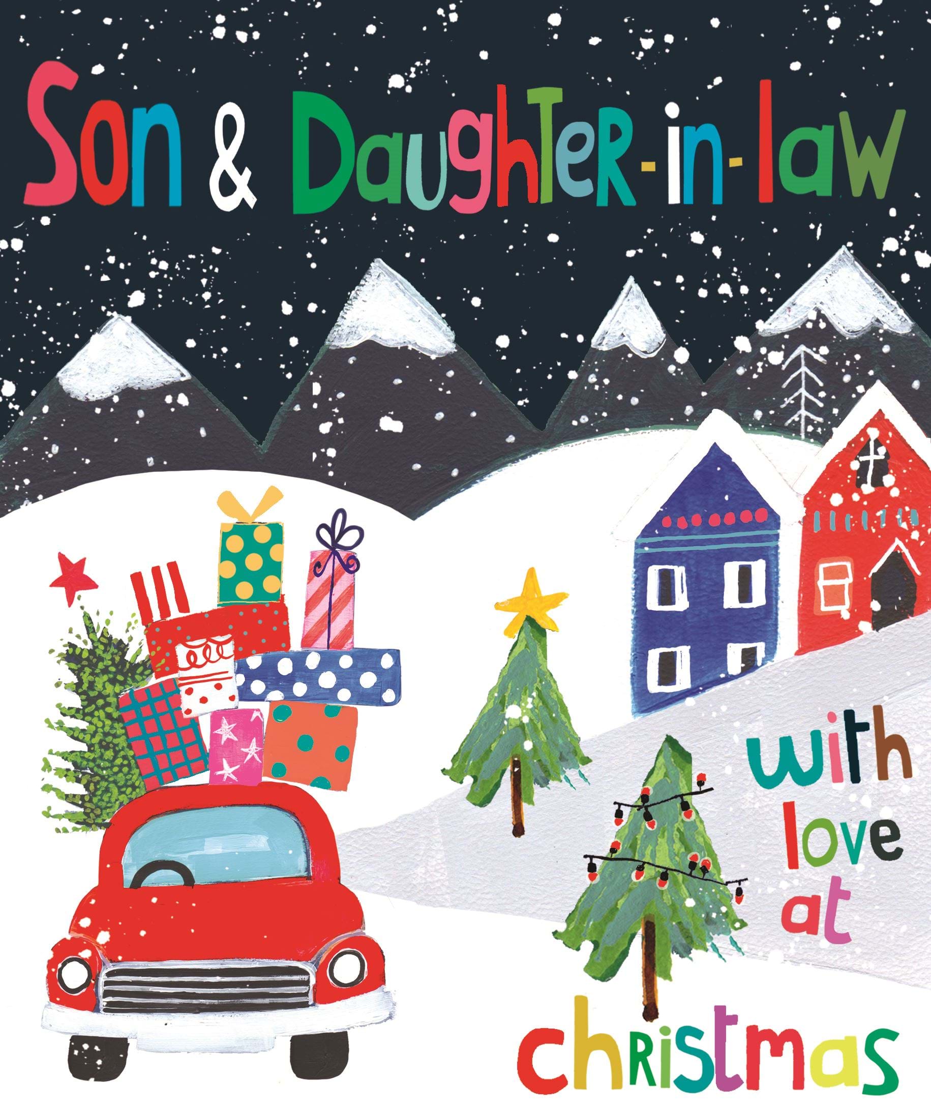 Driving Home Son & Daughter-in-law Christmas Card