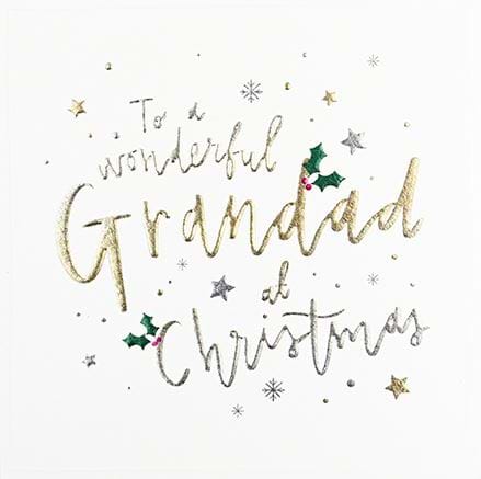 Wonderful Grandad Christmas Card