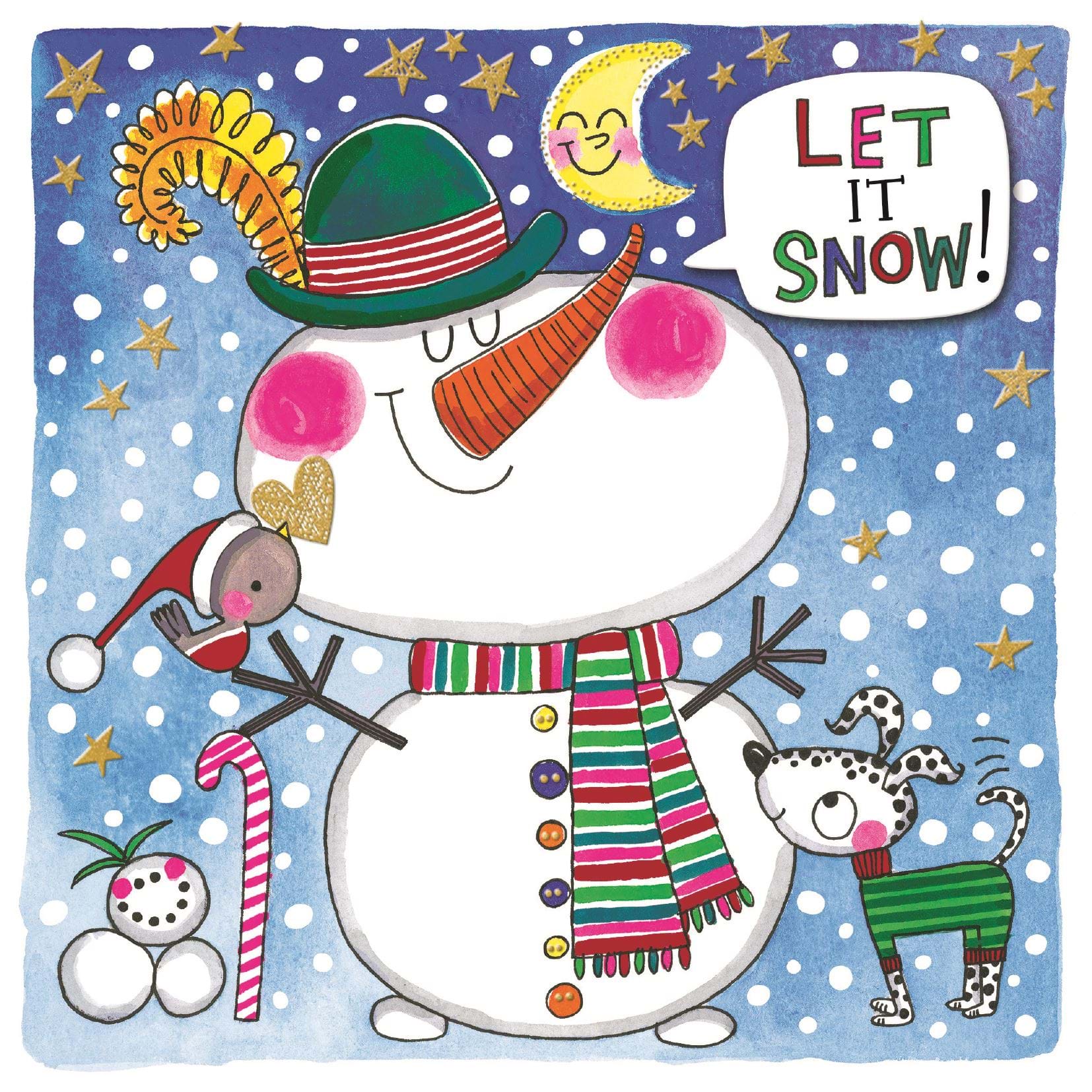Let It Snow Christmas Card
