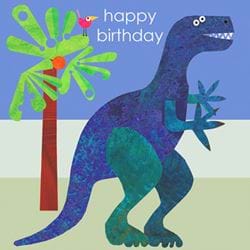 T-rex Birthday Card