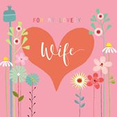 Lovely Wife Birthday Card