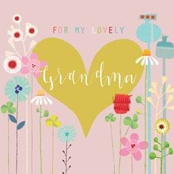 Lovey Grandma Birthday Card