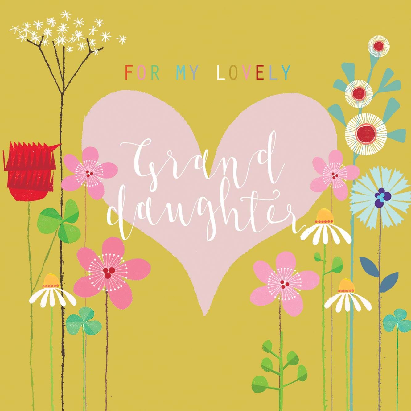 Lovely Granddaughter Birthday Card