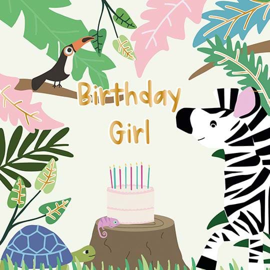 Jungle Birthday Card
