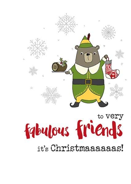 Fabulous Friend Christmas Card