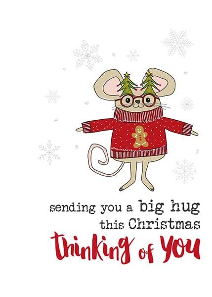 Big Hug Christmas Card
