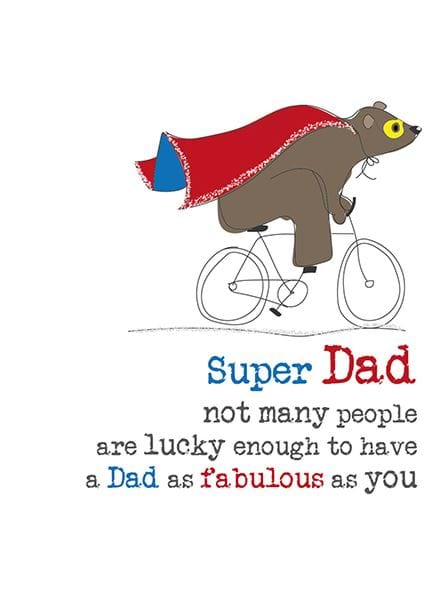 Super Dad Greeting Card
