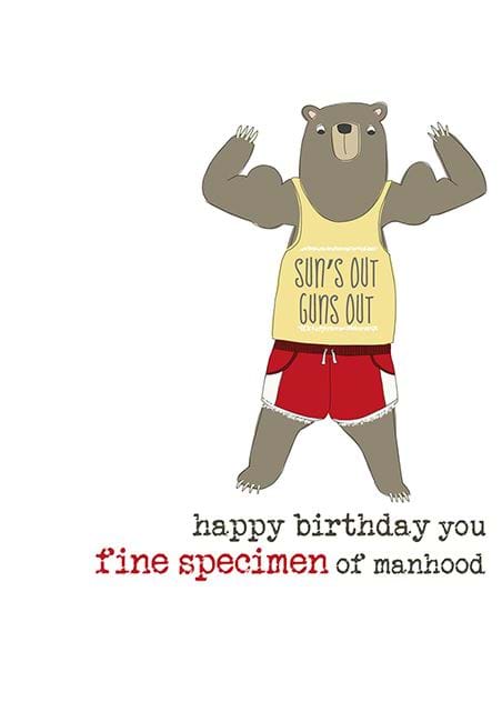 Fine Specimen Birthday Card