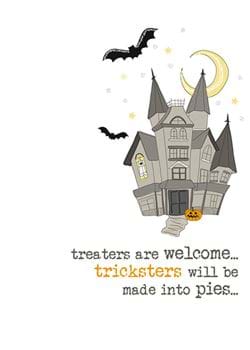 Treaters v Tricksters Halloween Card