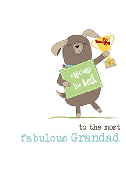 Officially the Best Grandad Birthday Card