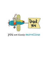 You Are Marvellous Thank You Card