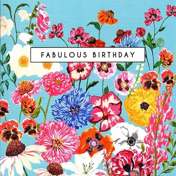 Wild Meadow Birthday Card
