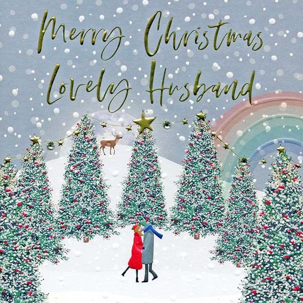Winter Wonderland Husband Christmas Card