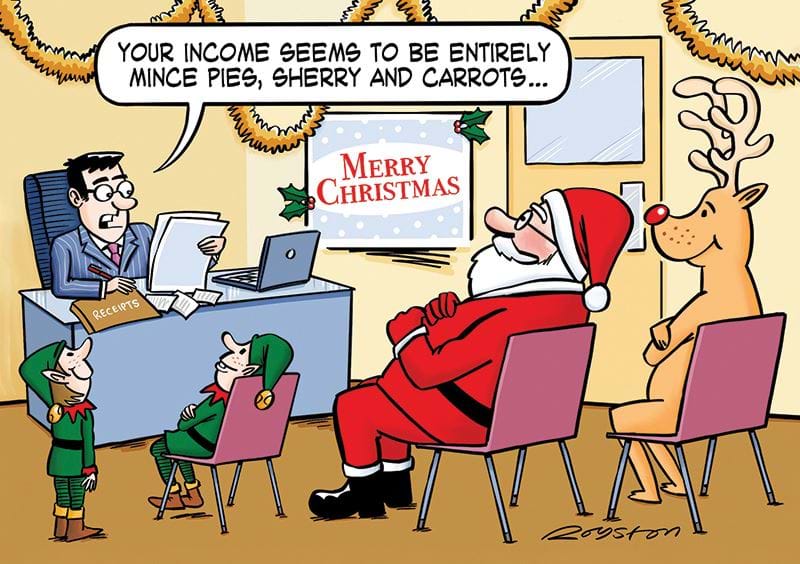 Festive Finances Personalised Christmas Card