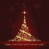 Magical Tree - Front Personalised Christmas Card