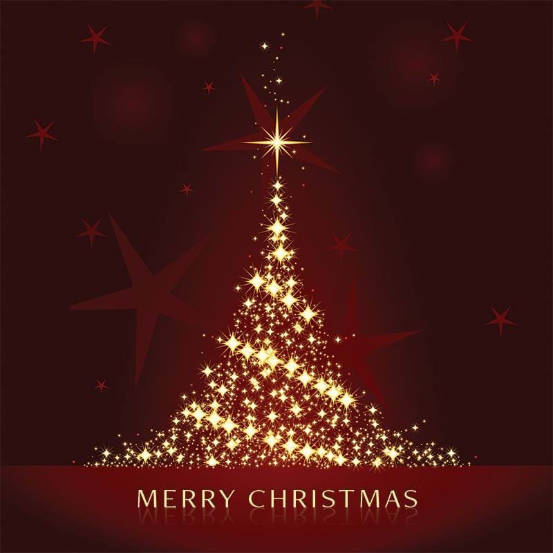 Magical Tree Personalised Christmas Card