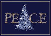 Peace - Personalised Christmas Card