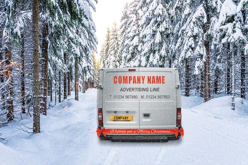 Winter Journey - Front Personalised Christmas Card