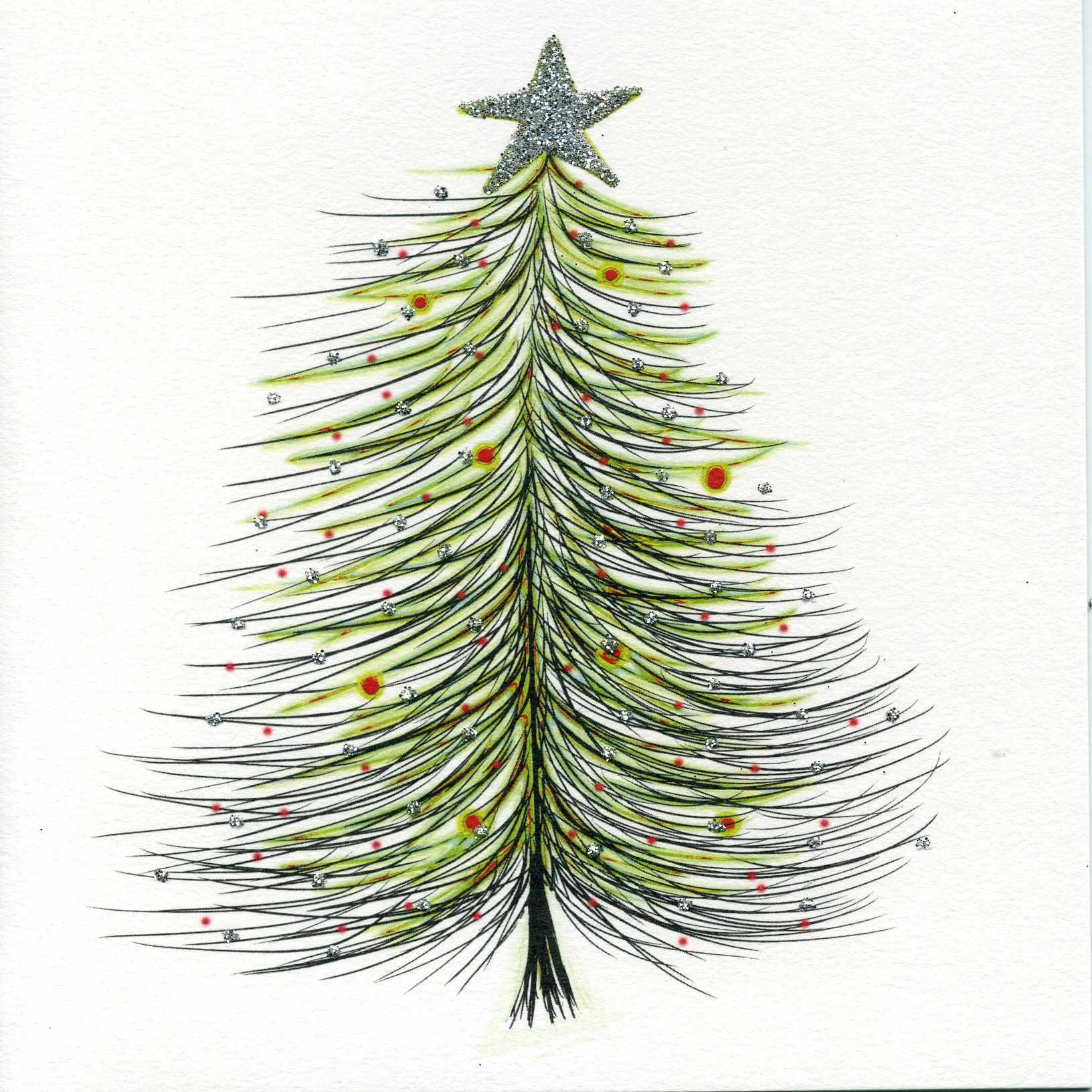 Tree Luxury Christmas Card