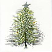 Tree Luxury Christmas Card
