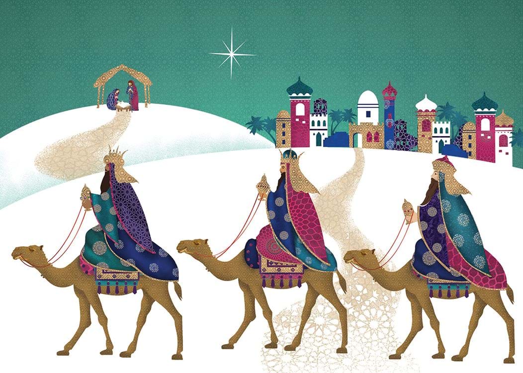 Three Kings, Marie Curie Christmas Card Pack (10)