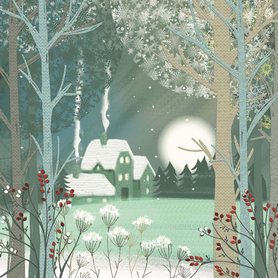 Hazy Night, Mind Christmas Card Pack (10)