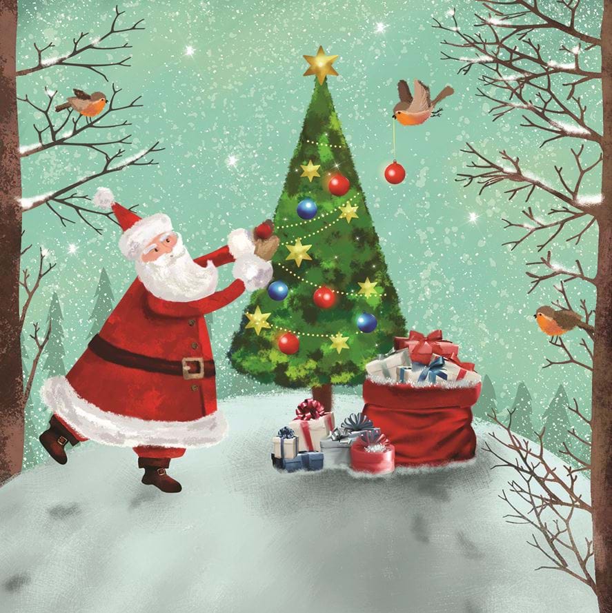 Santa's Bauble, NSPCC Christmas Card Pack (10)