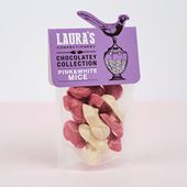 Pink & White Mice Chocolates by Laura's Confectionery