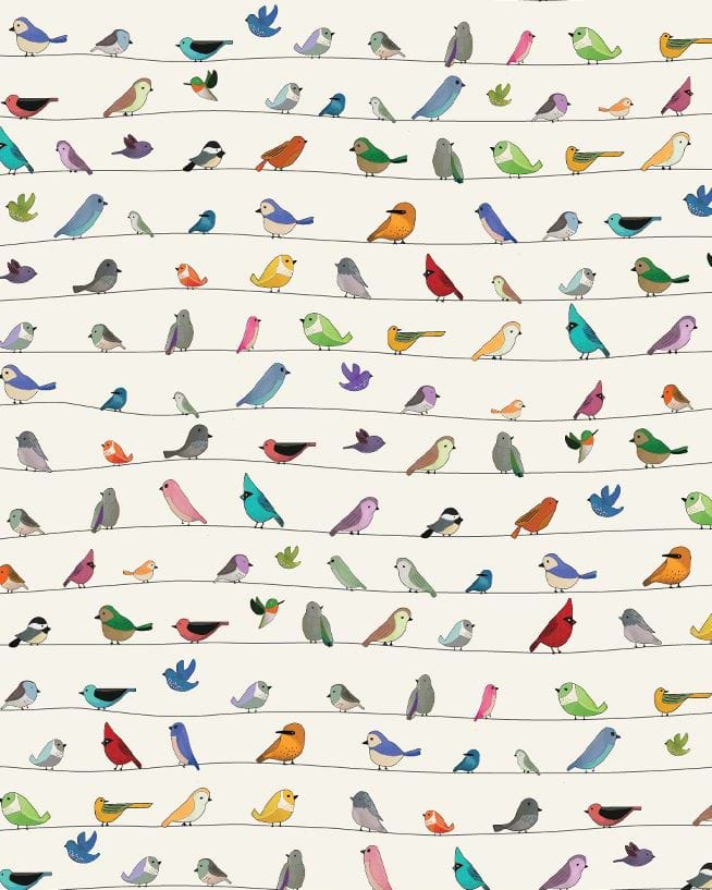 Little Birds Wrapping Paper
