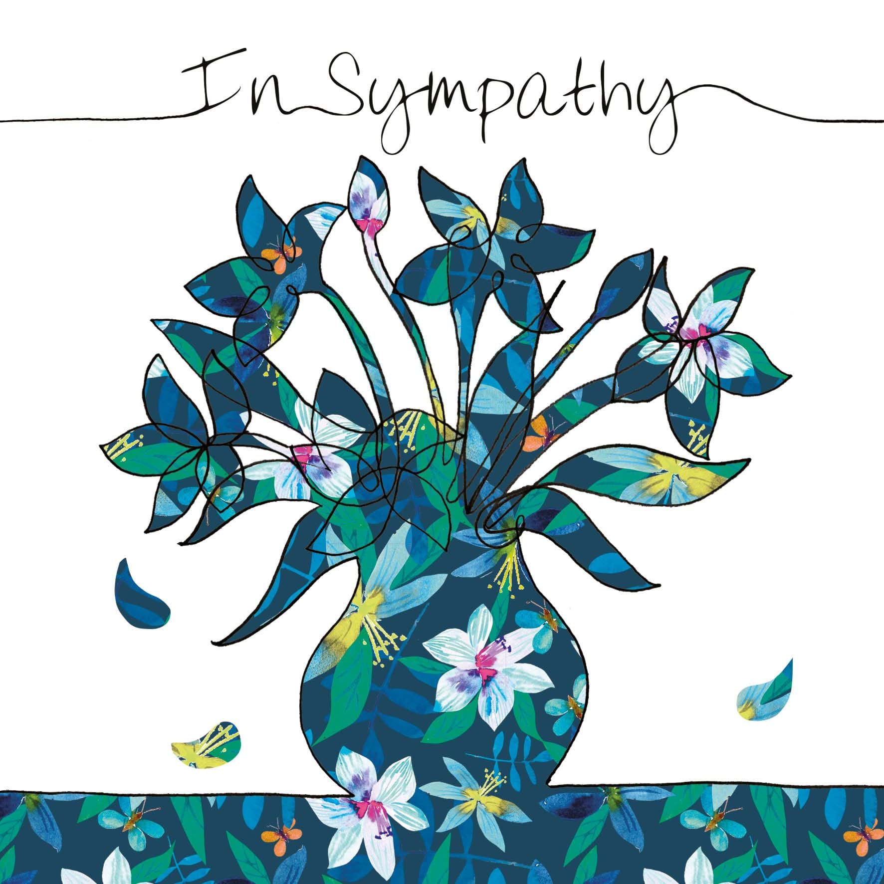 Flowers Sympathy Card