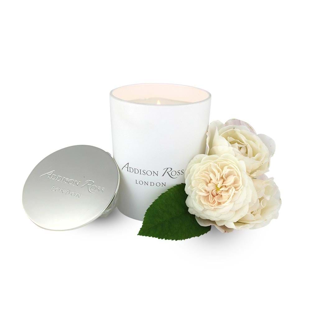 Amalfi White Scented Candle by Addison Ross