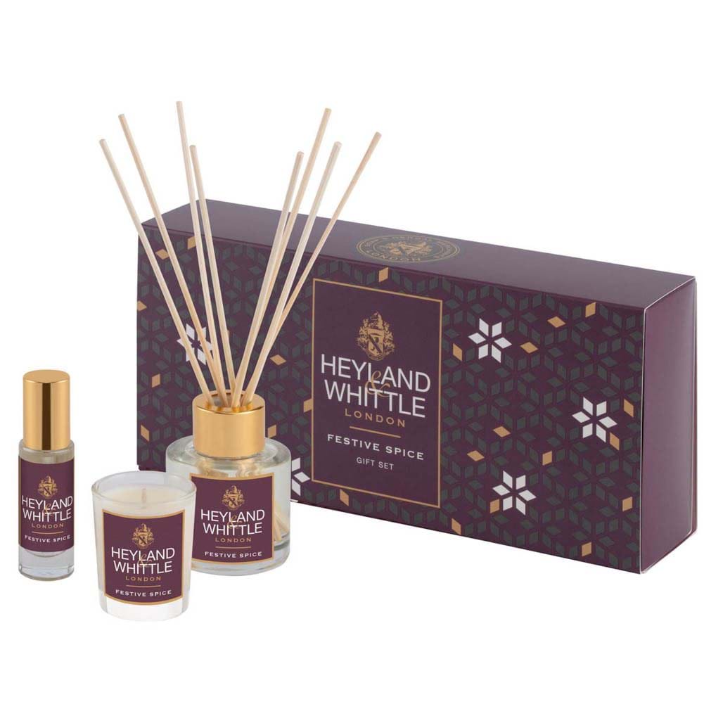 Festive Spice Fragrance Gift Set by Heyland & Whittle