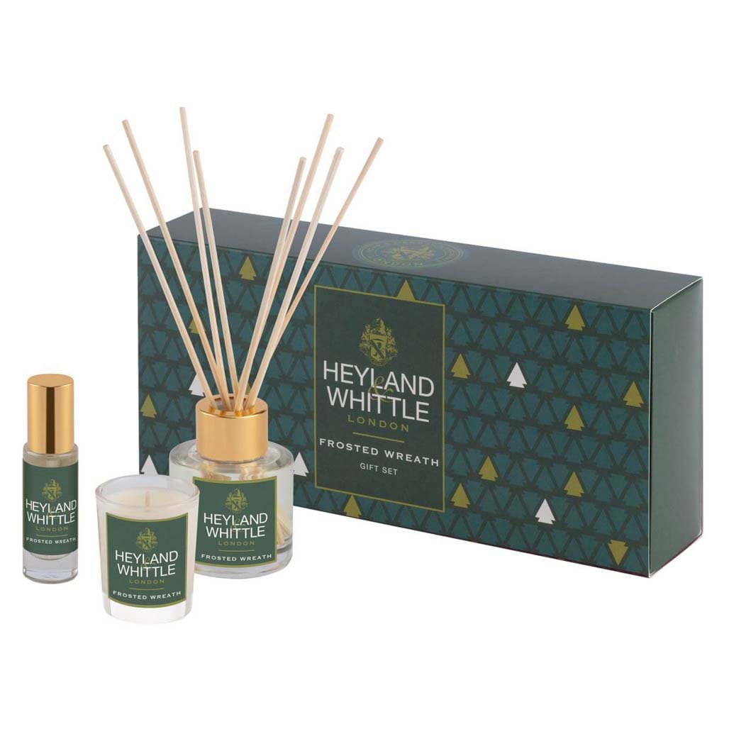Frosted Wreath Fragrance Gift Set by Heyland & Whittle