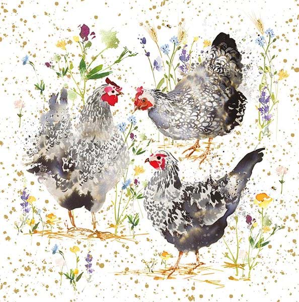 Hens Birthday Card