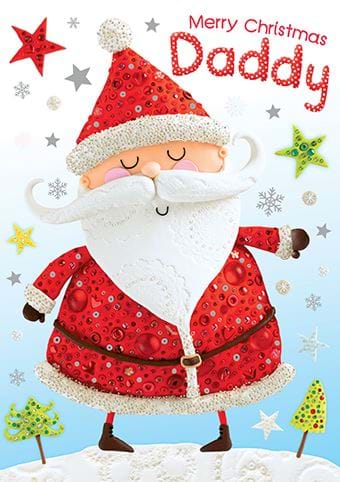 Santa Daddy Christmas Card