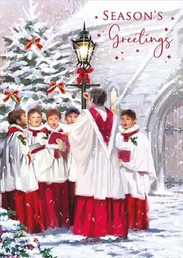 Choir Boys Christmas Card