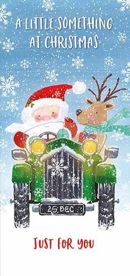 Santa's Car Christmas Money Wallet