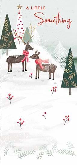Snowy Deer Christmas Money Wallet