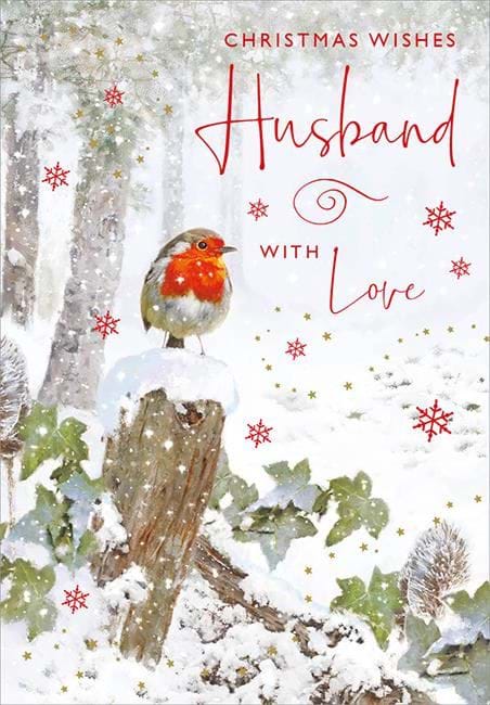 Robin Husband Christmas Card