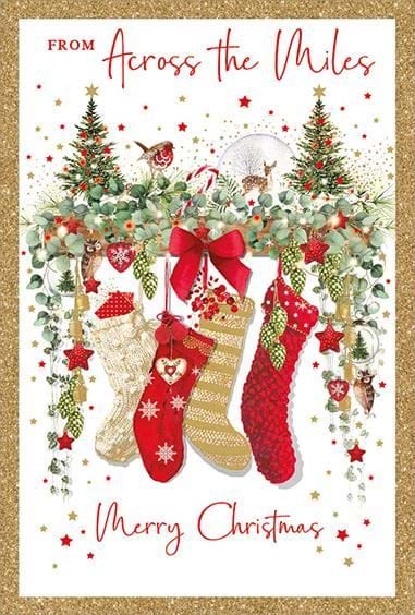 Stockings Across the Miles Christmas Card