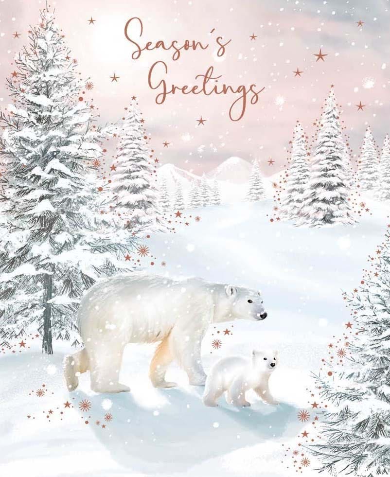 Polar Bears Christmas Card