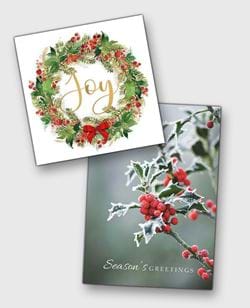 Flowers & Berries Christmas Cards