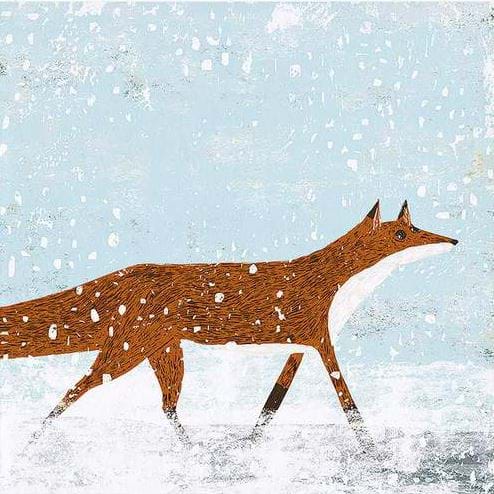 Fox Christmas Card