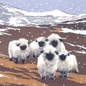 Snowy Valais Christmas Cards - Pack of 5