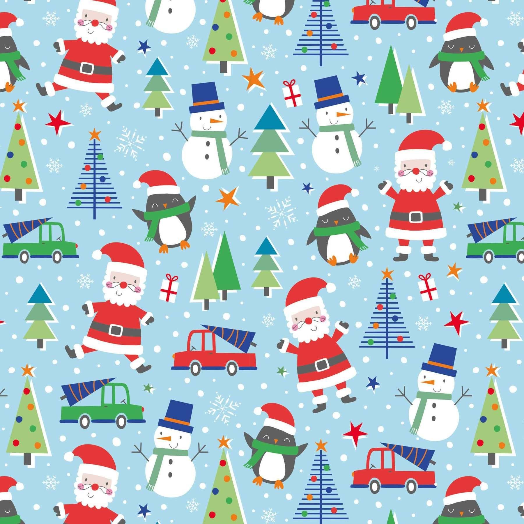 Festive Friends Christmas Wrapping Paper