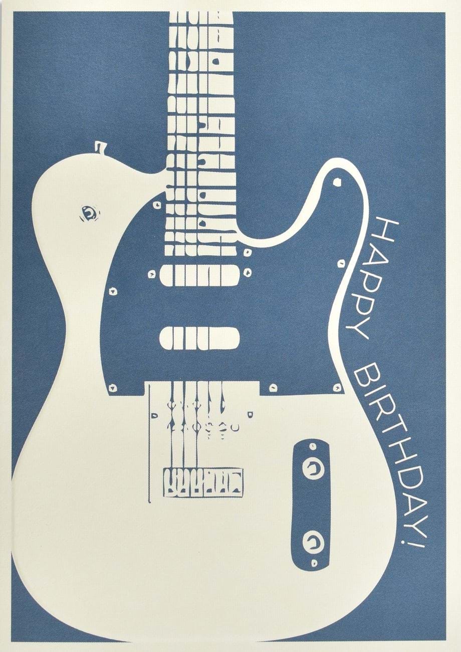 Guitar Birthday Card